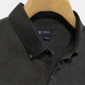 DANIEL CREMIEUX 100% LINEN SHORT SLEEVE SHIRT XL